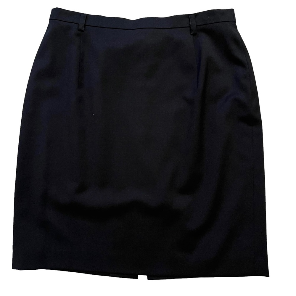 MONDI Vintage Black Wool Pencil Skirt 40(6?)